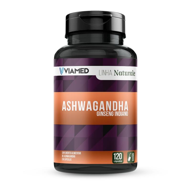Ashwagandha 120 Cápsulas 500mg Original Viamed